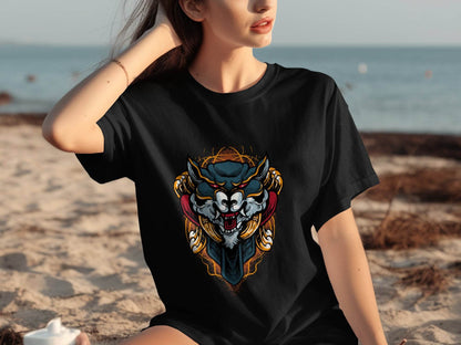 Fierce Design T-Shirt Stylish Exclusive Graphic T-Shirt - Design & Vybe