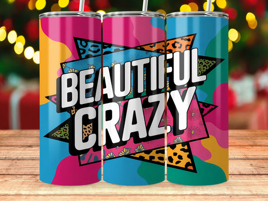 Beautiful Crazy Colorful Tumbler for Stylish Drinkware Product