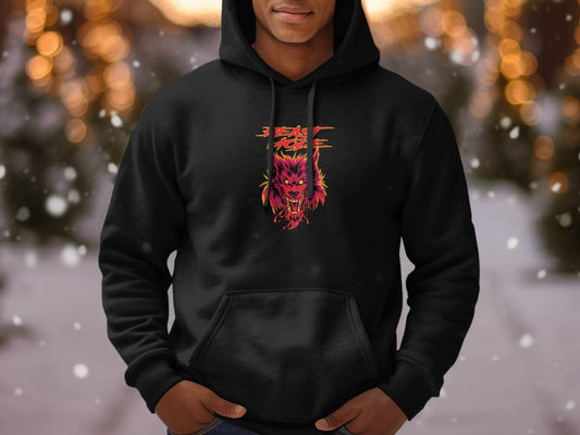 Beast Mode Graphic Print On Premium Quality Unisex Hoodie - Design & Vybe