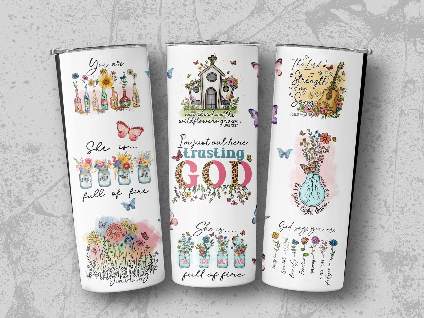 Faith Inspired Tumblers with Inspirational Quotes product type