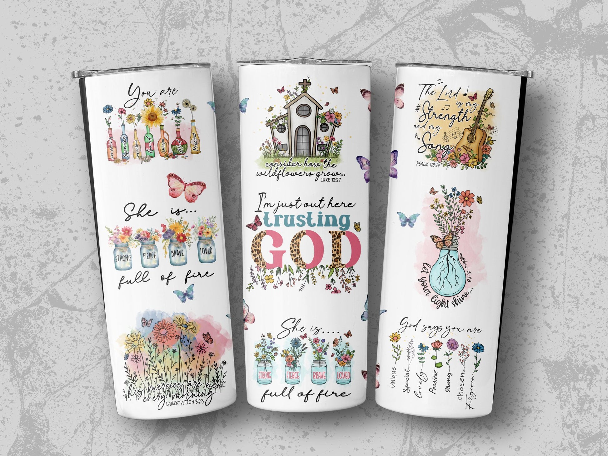 Faith Inspired Tumblers with Inspirational Quotes product type