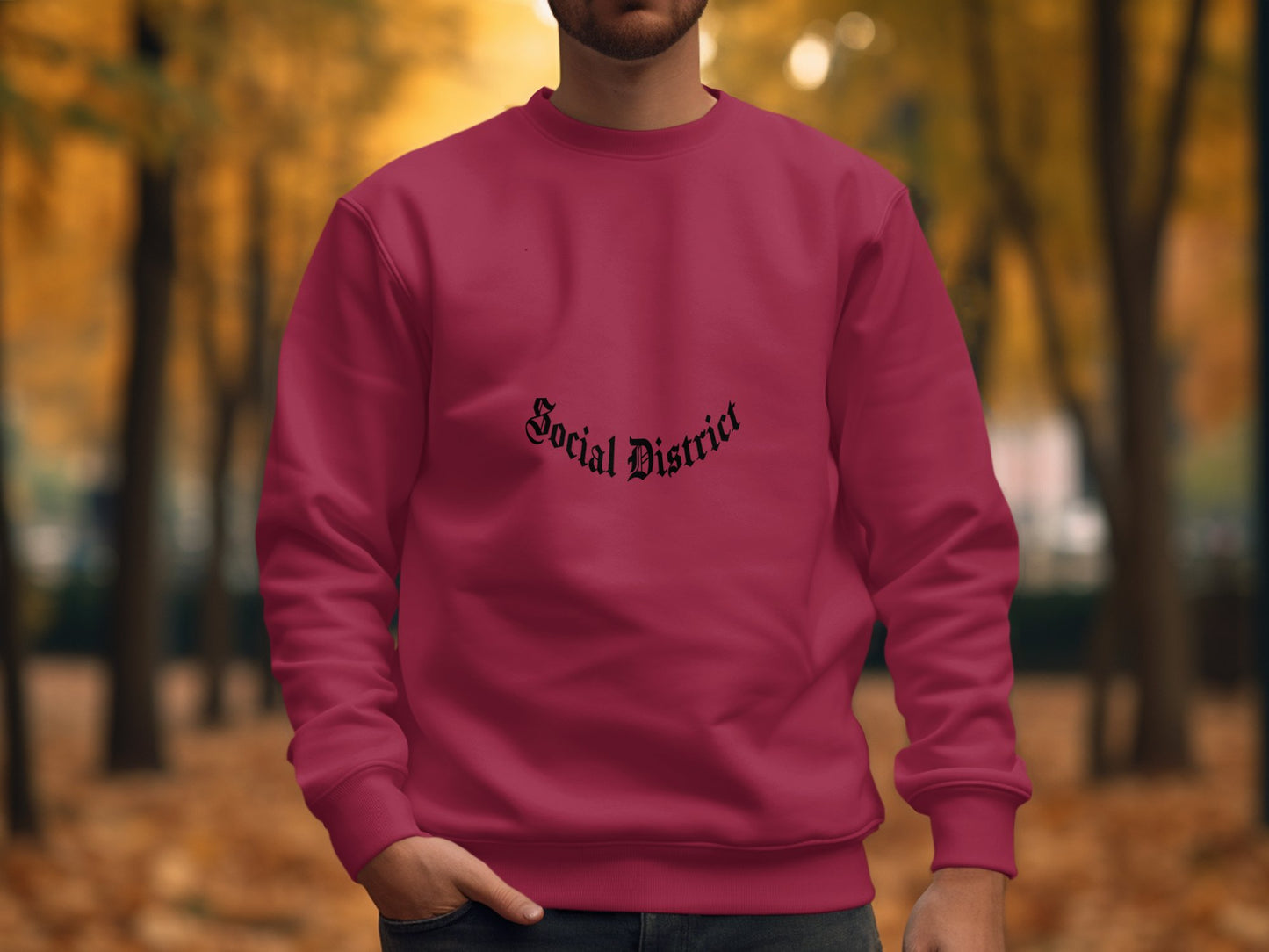 Casual Social District Branded Long-Sleeve Sweatshirt product type