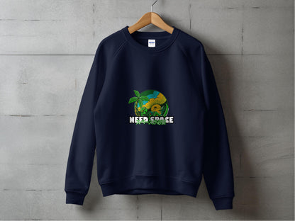 Need Space Printed Sweatshirt Casual Fashion Product