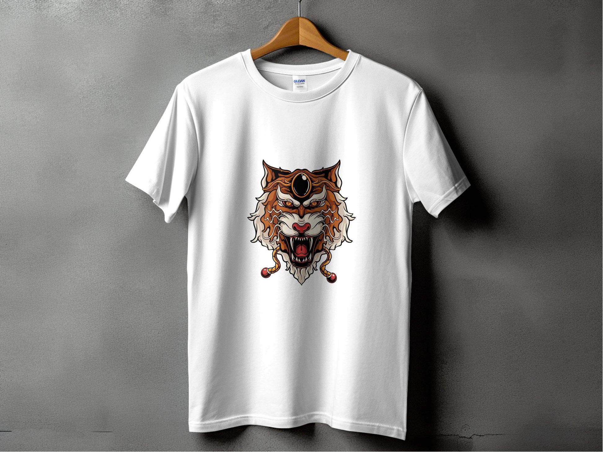 Mystical Tiger with Third Eye Illustration for You T-Shirt - Design & Vybe