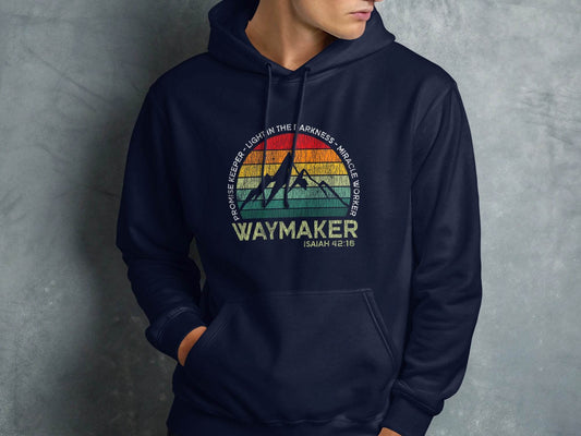 Waymaker Isaiah 42:16 Light In The Darkness Hoodie - Design & Vybe
