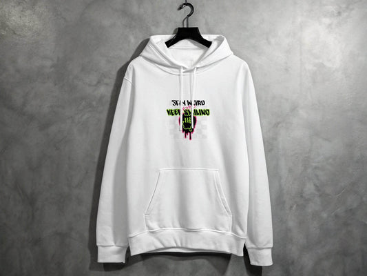 Stay Weird and Keep Smiling Graphic Design Hoodie - Design & Vybe