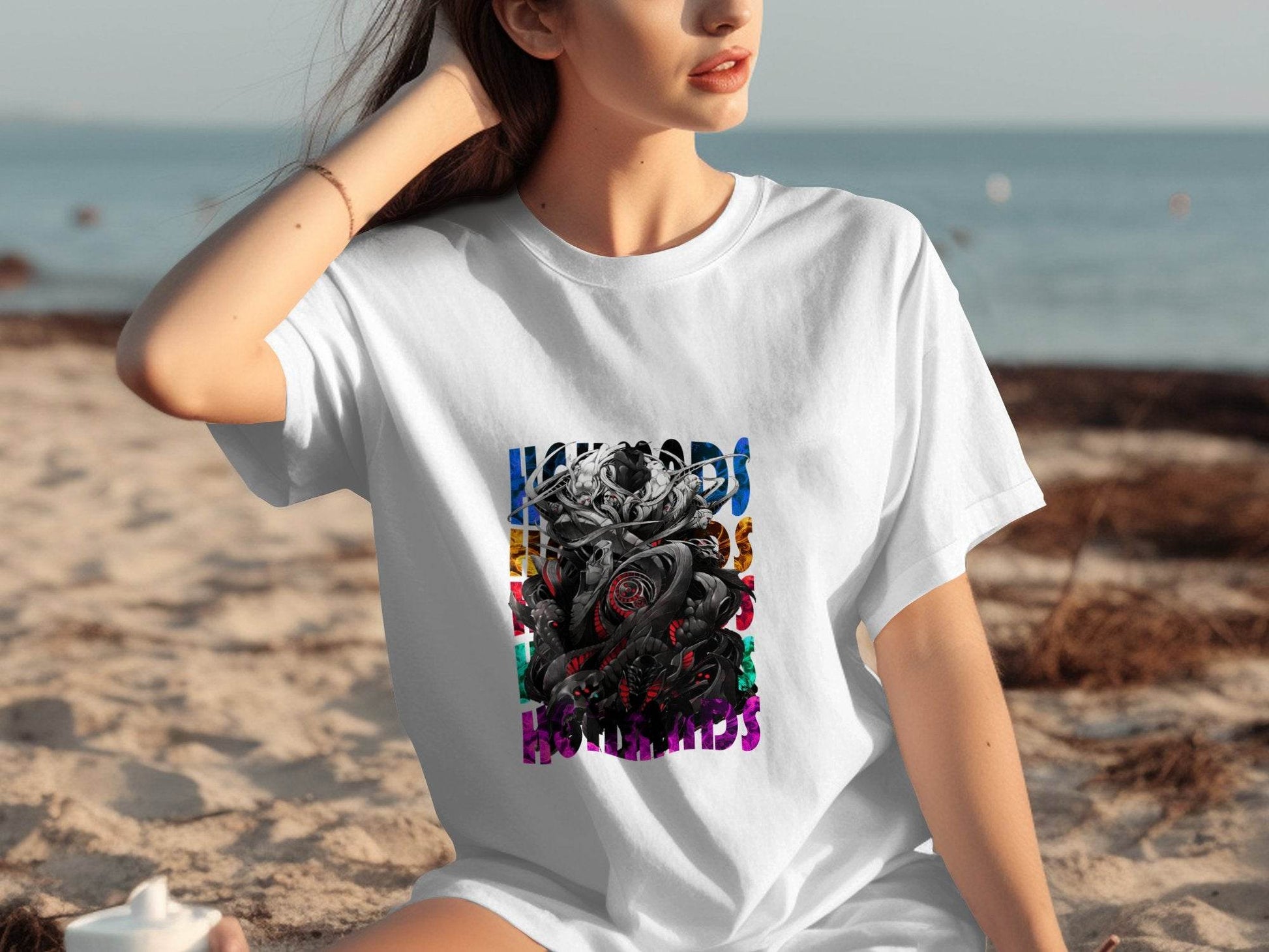 Complex Creature Design with Colorful Accents Premium T-Shirt - Design & Vybe