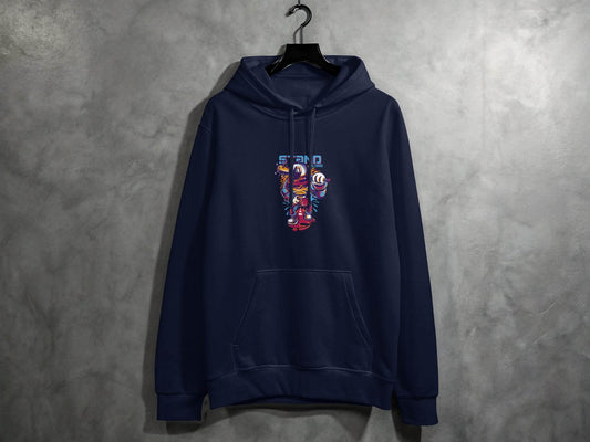 Stand Alone Cartoon Character Illustration Graphic Hoodie - Design & Vybe