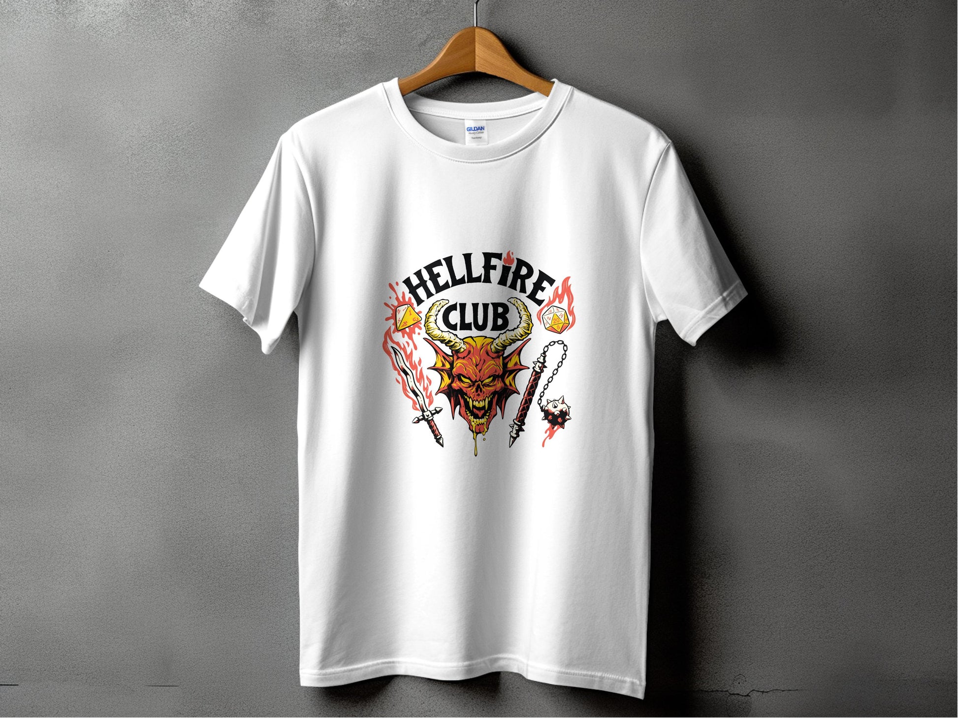 Hellfire Club Graphic Design Devil Logo T-shirt product type