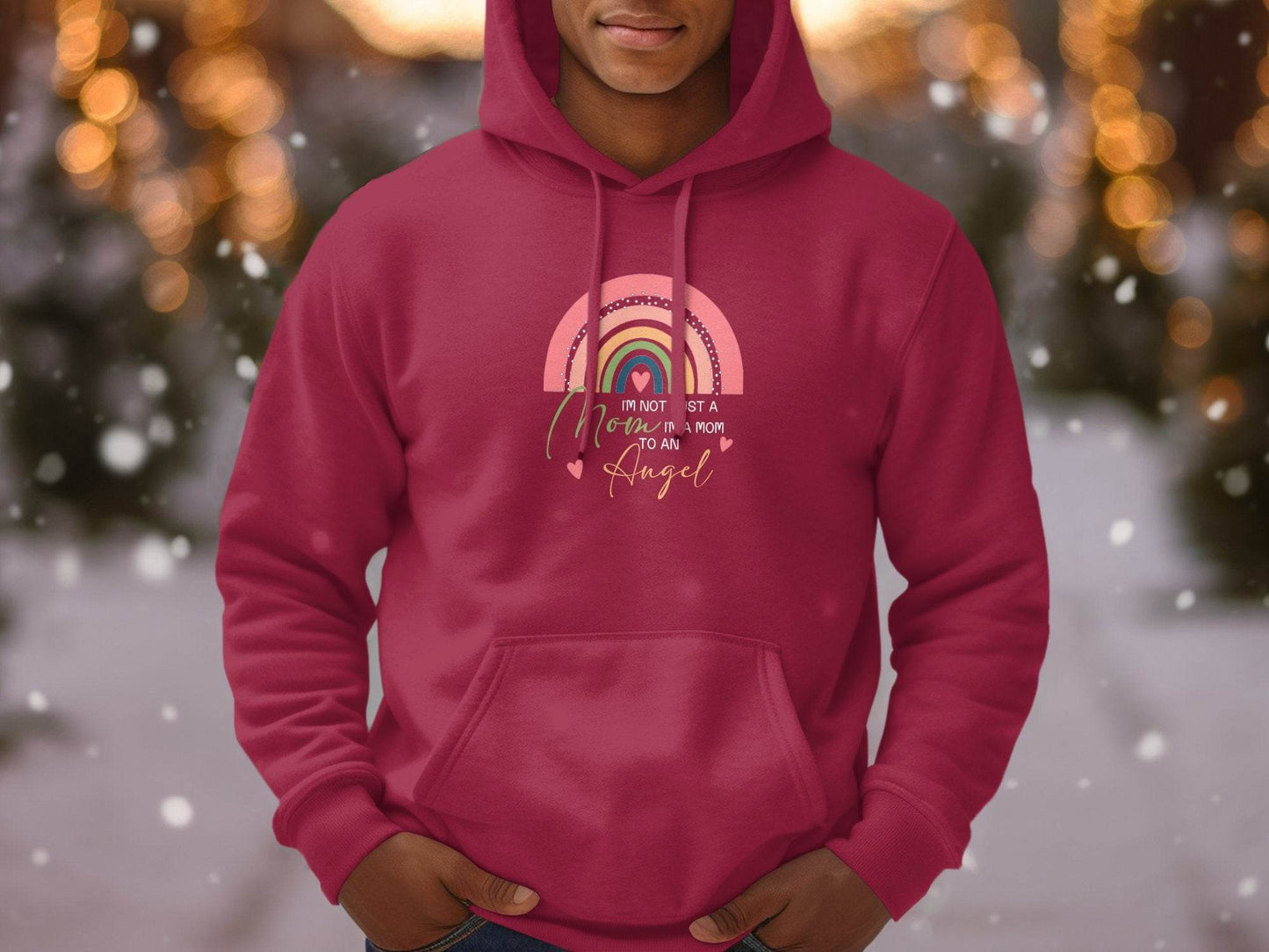 I'm Not Just A Mom To An Angel Mothers Day Hoodie - Design & Vybe