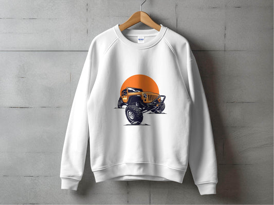 Off-Roading Graphic Printed Adventure Sweater - Design & Vybe