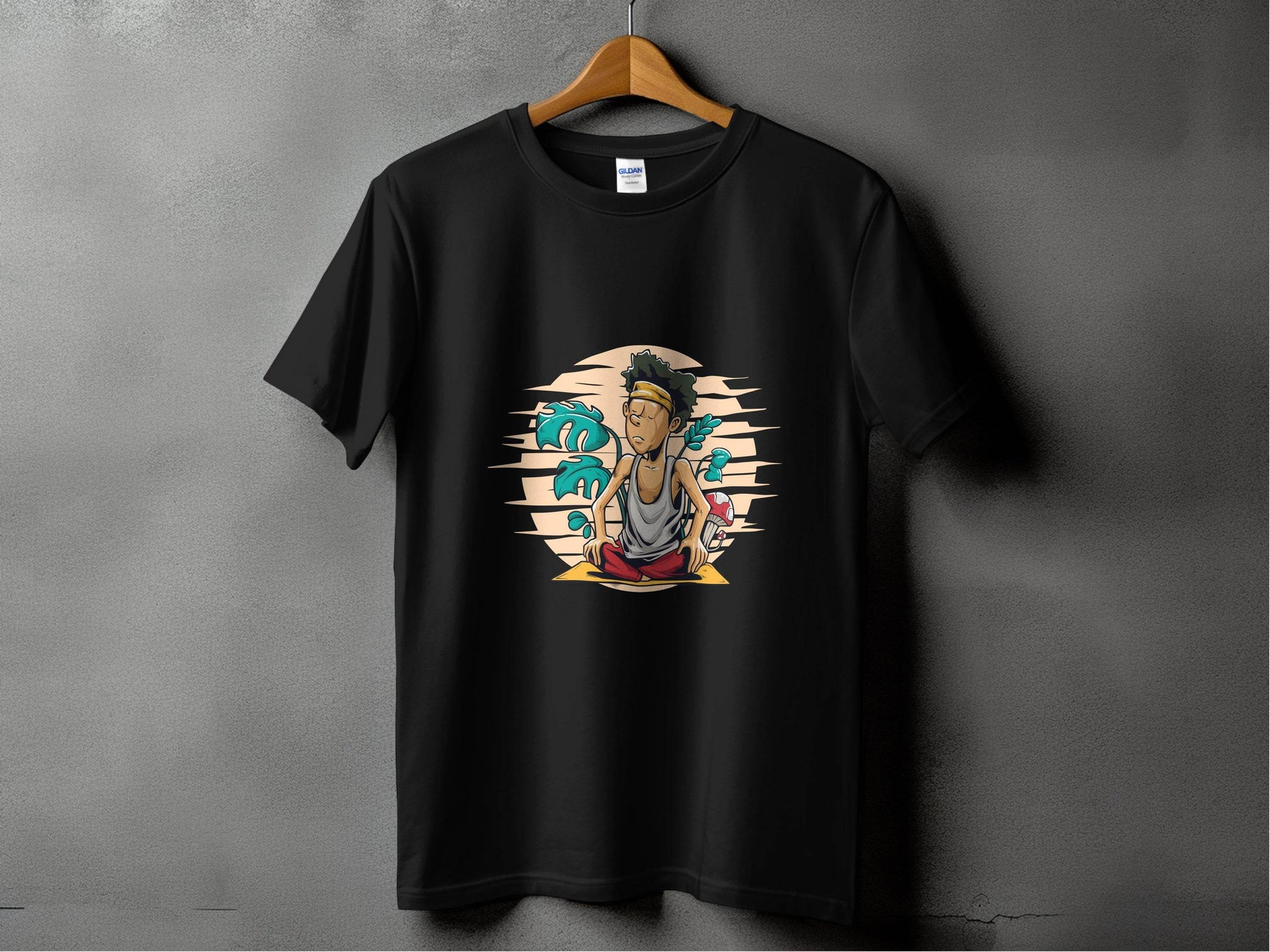 Yoga Enthusiast Graphic Printed Casual T-Shirt - Design & Vybe