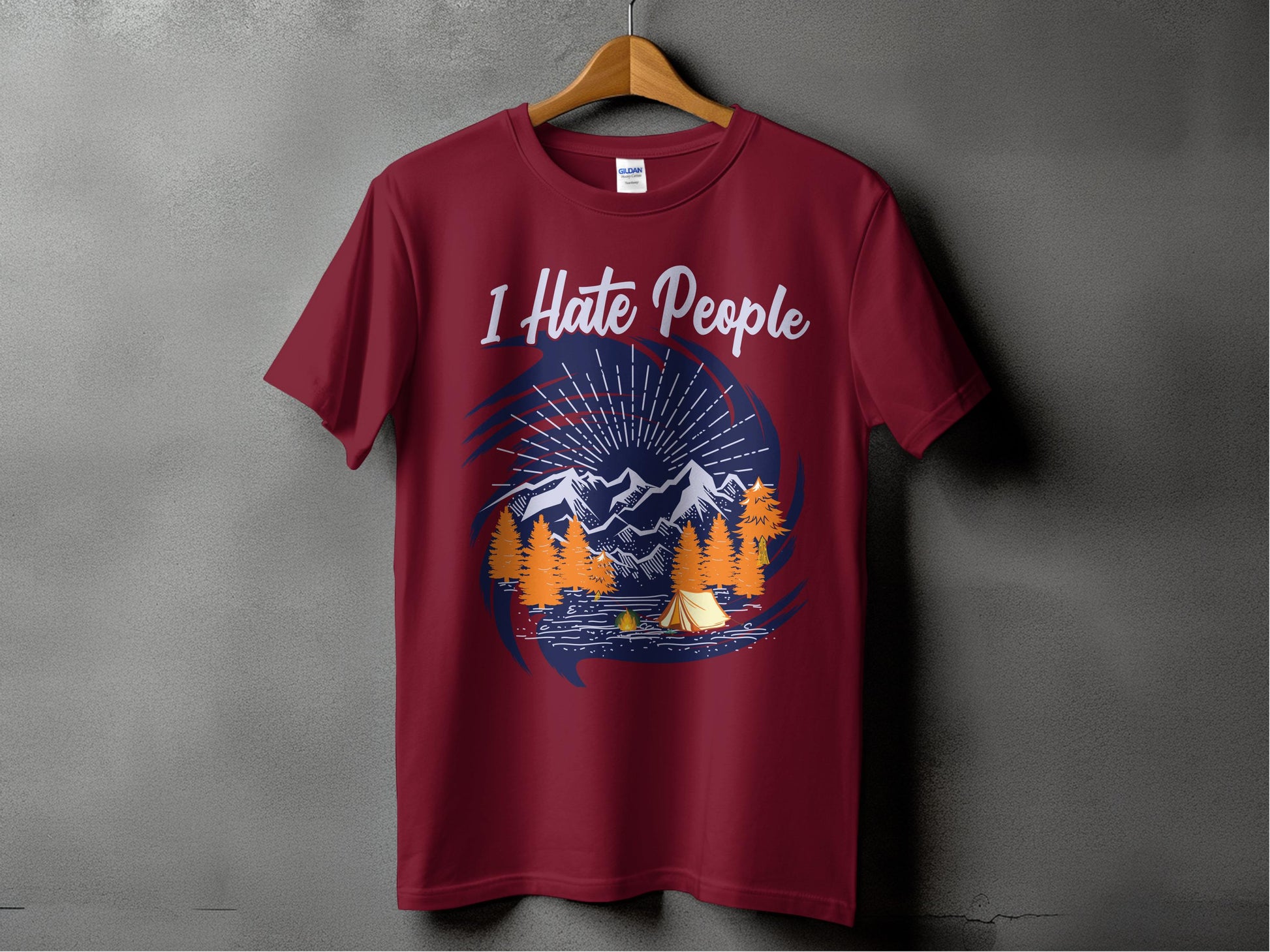 I Hate People Camping Design T-shirt product