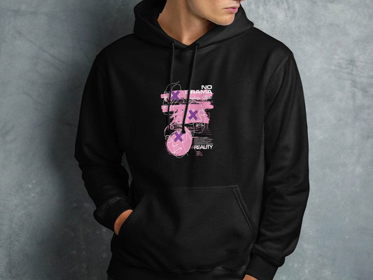 No Drama Fashion Style Reality Art Graphic Hoodie - Design & Vybe