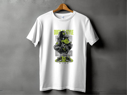 Duck in Style Cool Graphic Illustration Unisex T-Shirt - Design & Vybe