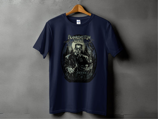 Vintage Frankenstein Rocks Graphic Design T-Shirt - Design & Vybe