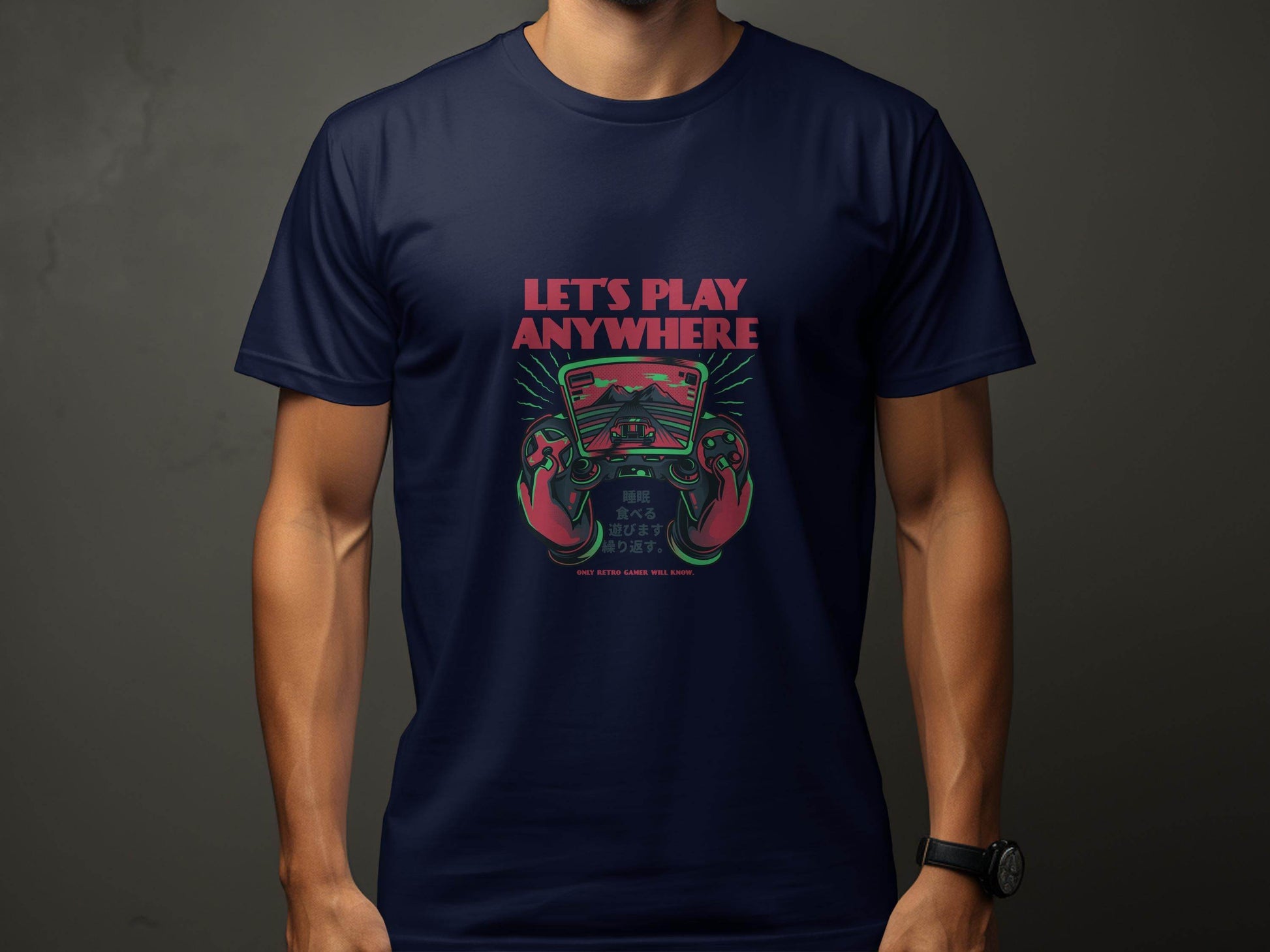 Let's Play Anywhere Retro Gamer Will Know It T-Shirt - Design & Vybe