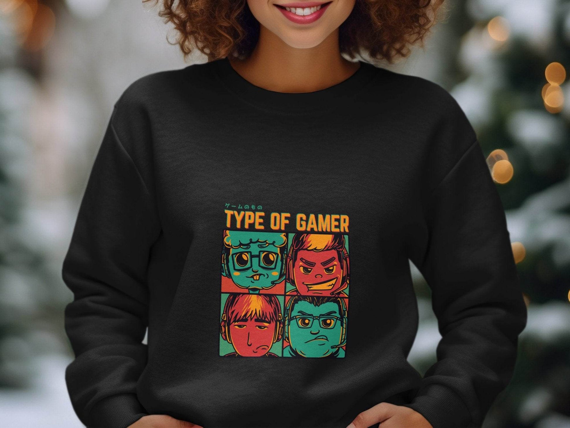 Type Of Gamer Video Gaming Four Styles Illustration Hoodie - Design & Vybe