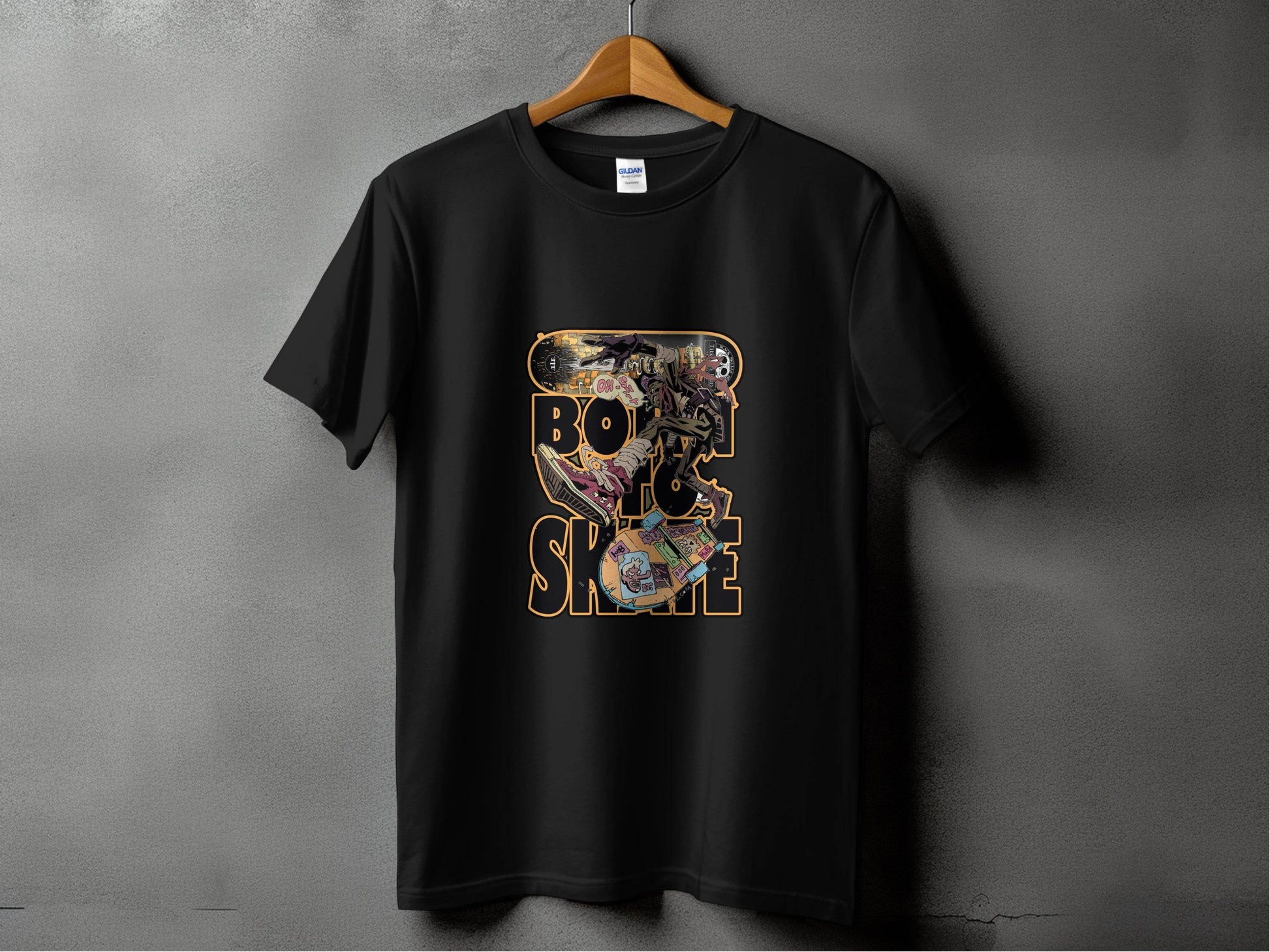 DODO Skateboarder Character Graphic Style T-Shirt - Design & Vybe