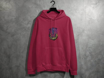 The Queen Xenomorph Art Monster Illustration Hoodie - Design & Vybe