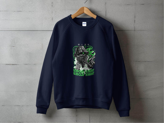 Uncle High Japanese Vector Art Sweater - Design & Vybe