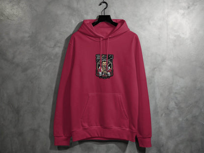 Japanese Geisha with Money Runs Vntns Hustle Print Hoodie - Design & Vybe
