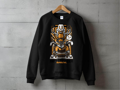 Hipster Deer Street Art Graphic Design For Casual Sweater - Design & Vybe