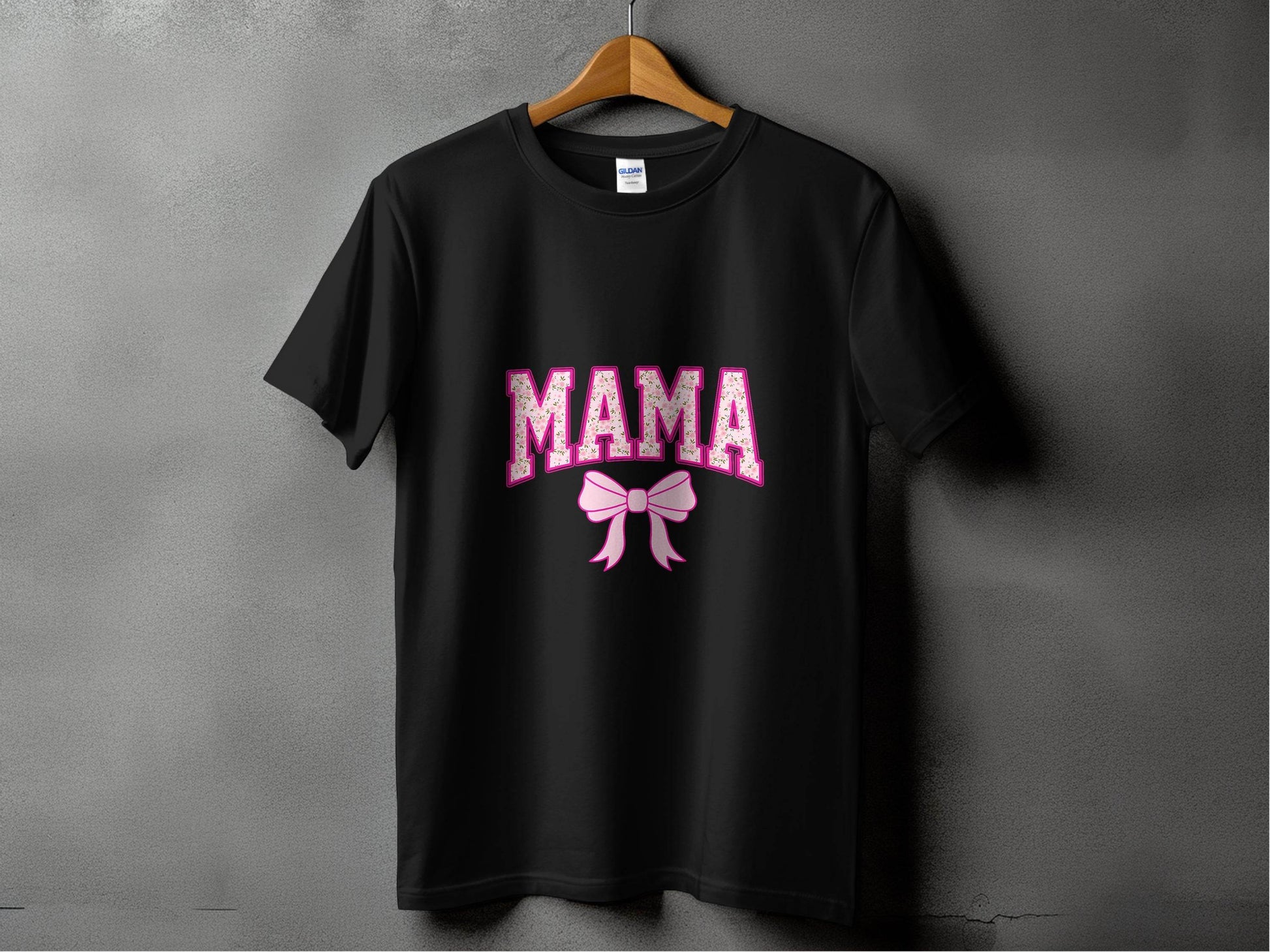 Floral Mama With Bow Graphic Design For Moms T-Shirt - Design & Vybe