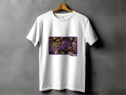 Egyptian Anubis Pharaoh with Pyramids Graphic T-Shirt - Design & Vybe