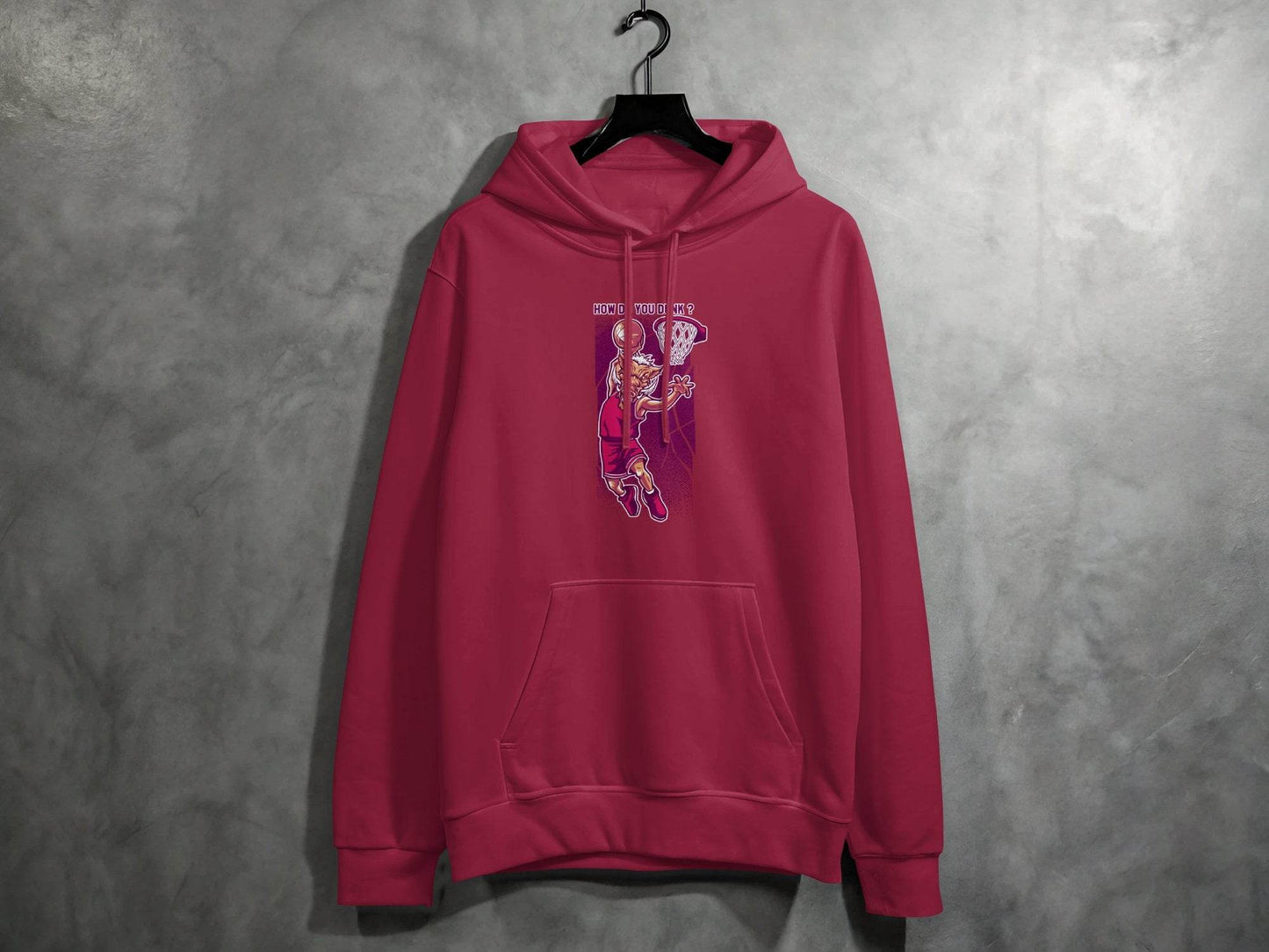 How Do You Dunk Basketball Graphic Hoodie - Design & Vybe