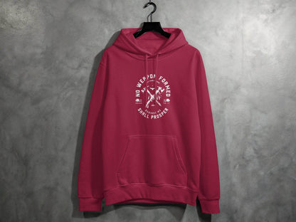 No Weapon Formed Against Me Shall Prosper Isaiah Hoodie - Design & Vybe