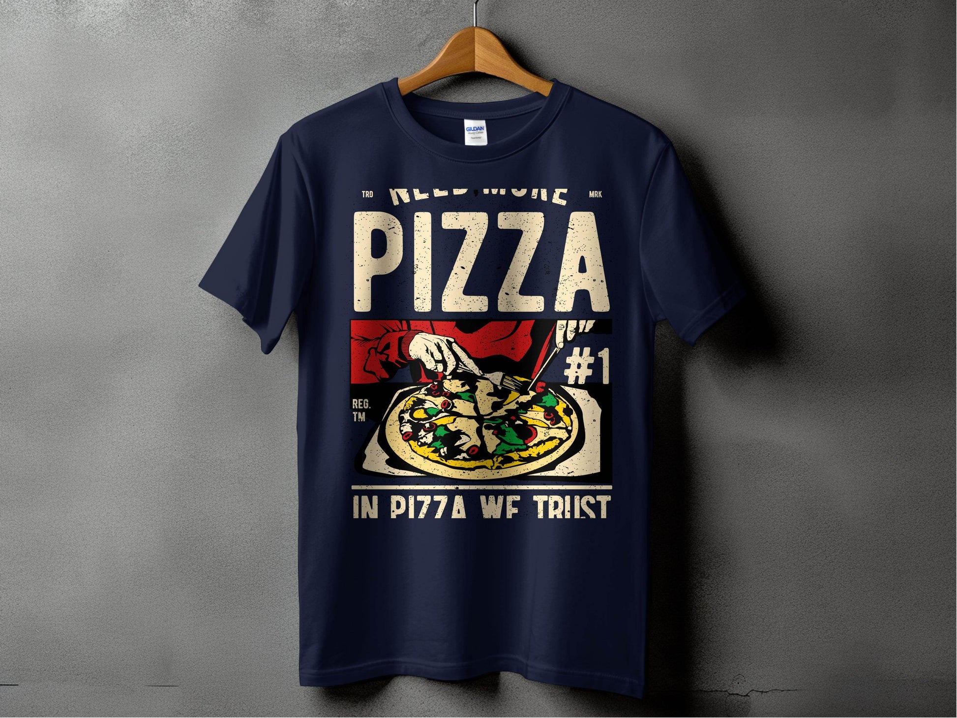 Need More Pizza In Pizza We Trust T-Shirt - Design & Vybe