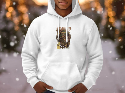 Highend Steampunk Character Illustration Print Hoodie - Design & Vybe