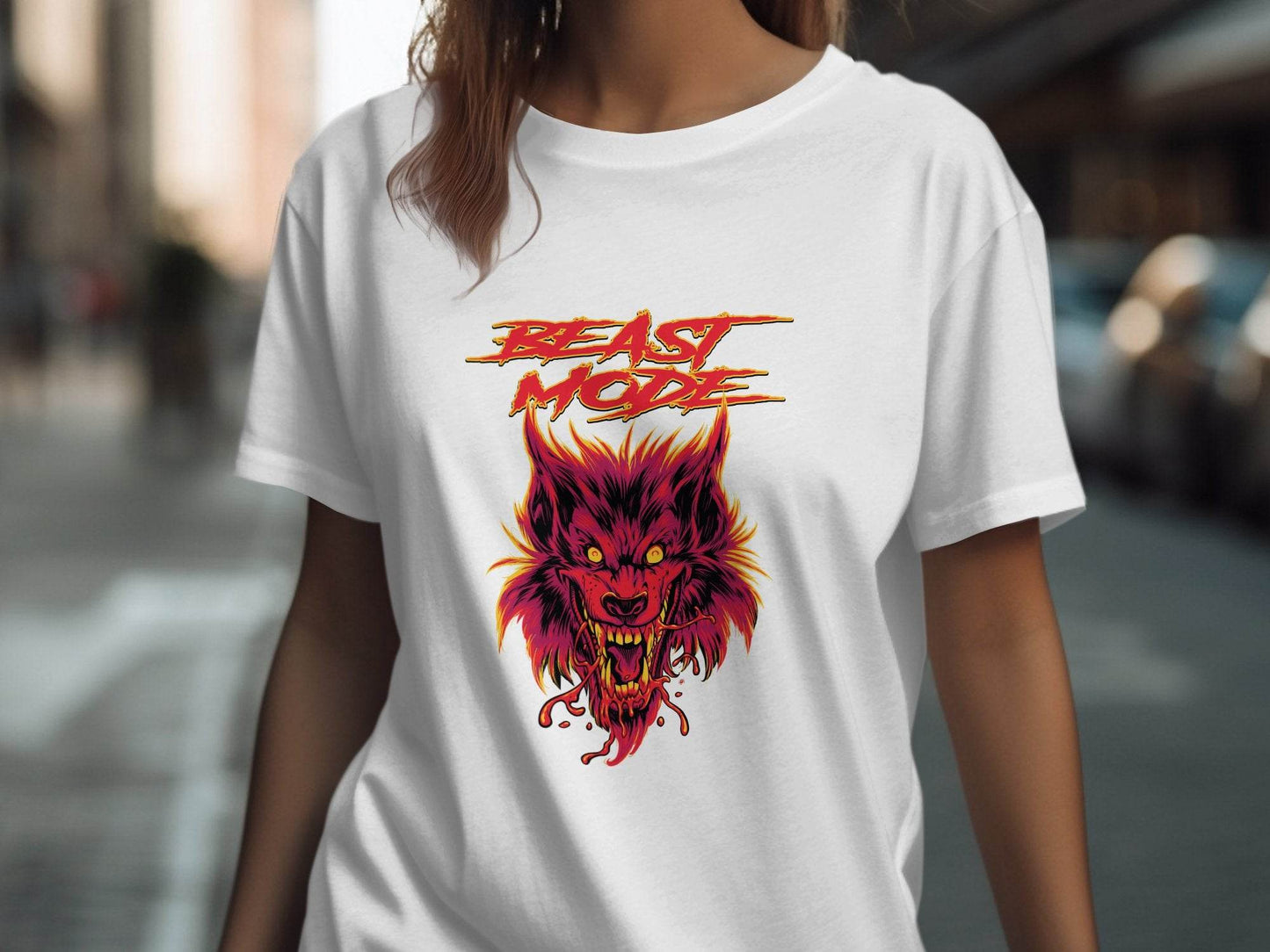 Beast Mode Graphic Print On Premium Quality Unisex T-Shirt - Design & Vybe