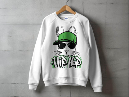 Trendy Hip Hop Bunny with Sunglasses Sweater - Design & Vybe