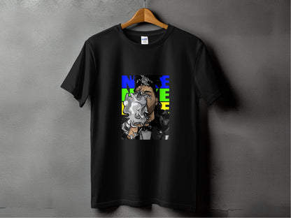 NEON Color Theme Abstract Art Smoke Design T-Shirt - Design & Vybe