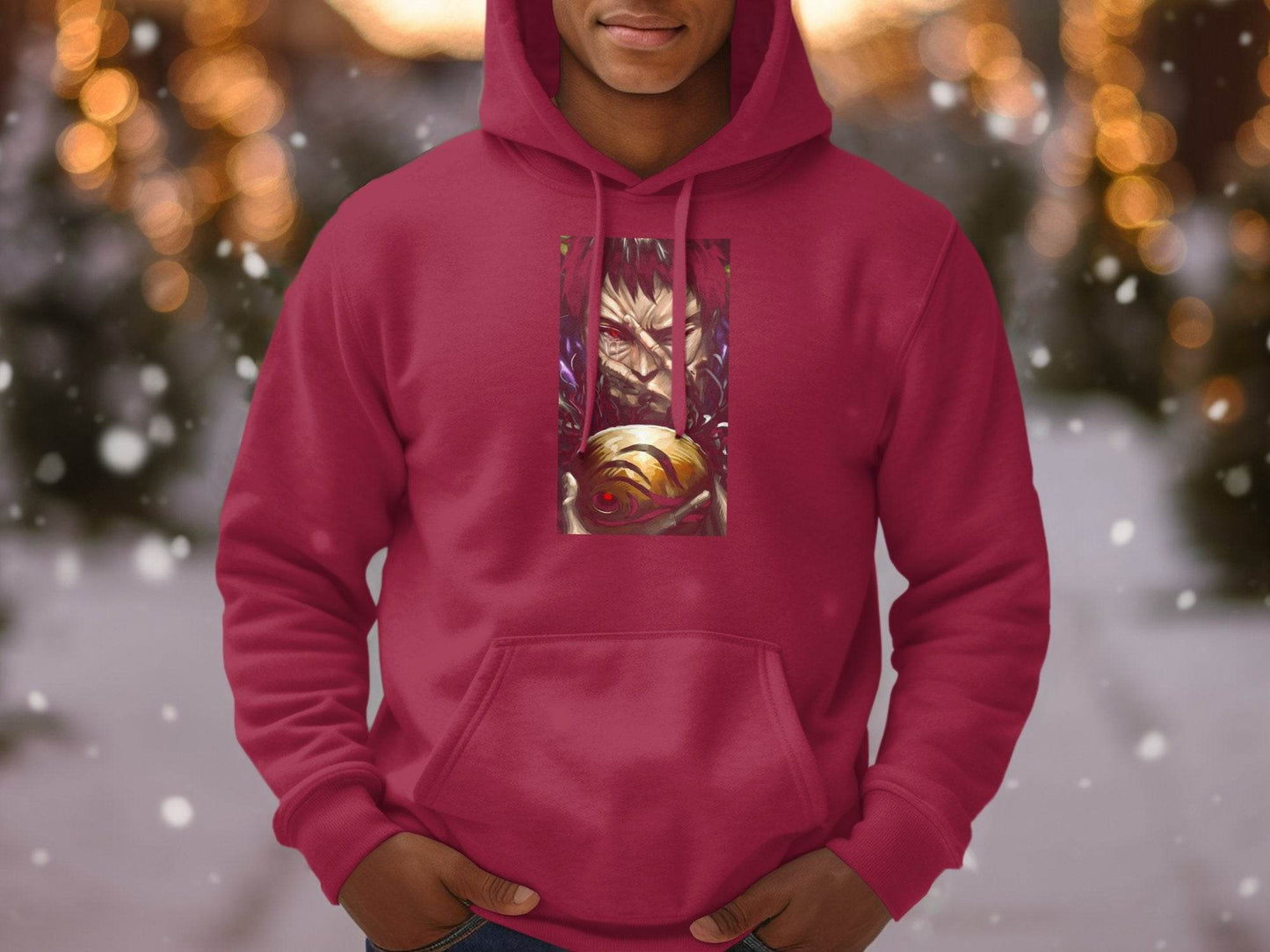 Crying Man Golden Sphere Graphic Novel Inspired Art Hoodie - Design & Vybe