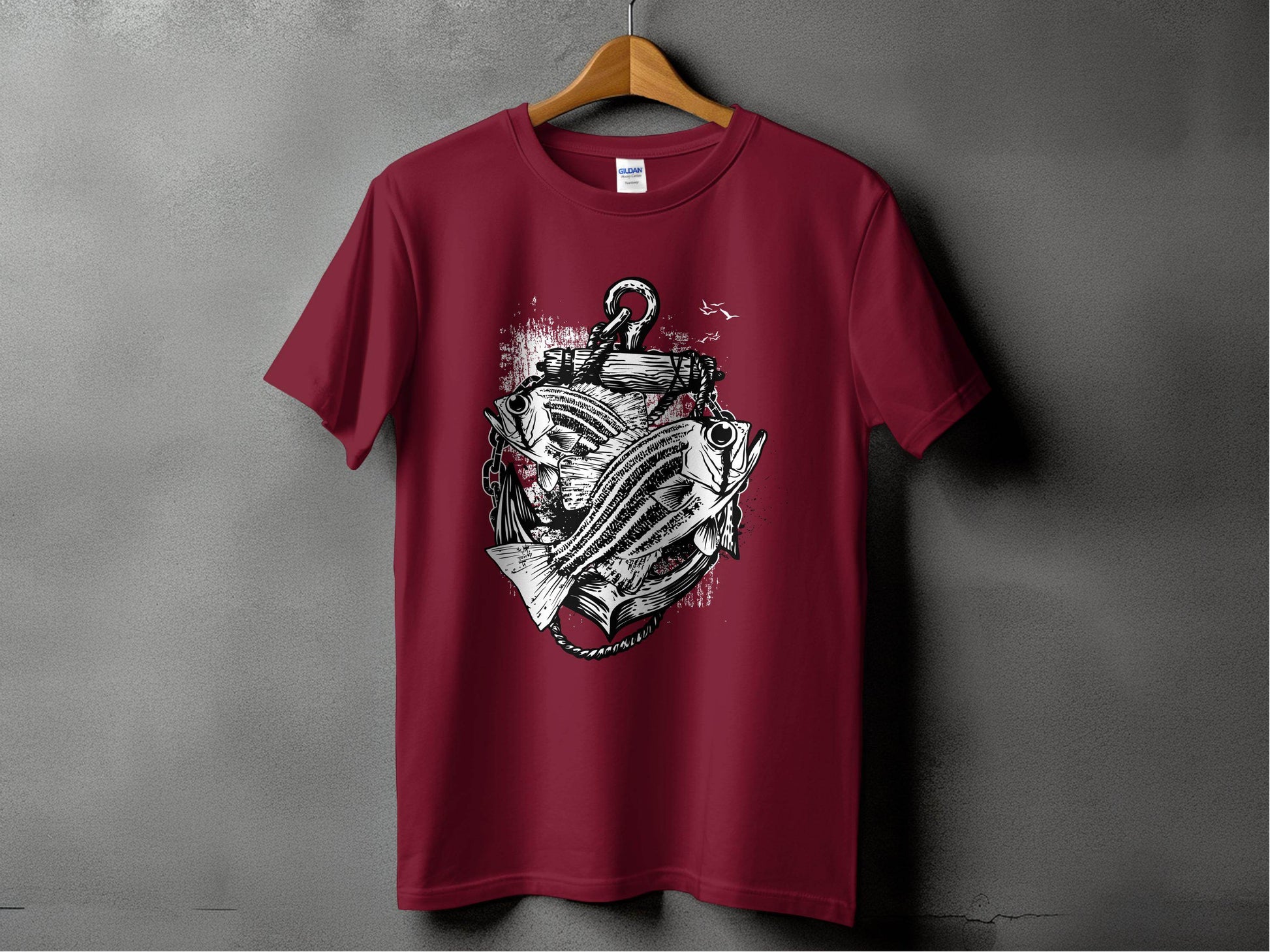 Fishing Inspired Nautical Graphic T-Shirt - Design & Vybe