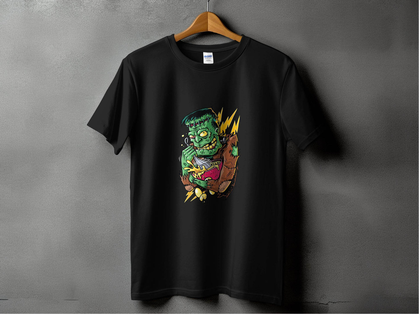 Mad Frankenstein Mixing Potion Funny Halloween T-Shirt - Design & Vybe