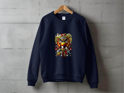 Motorbz Mechanix Ridertees Built Not Bought Graphic Sweater - Design & Vybe