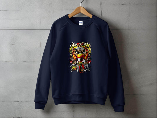 Motorbz Mechanix Ridertees Built Not Bought Graphic Sweater - Design & Vybe