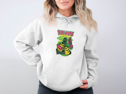 Toxic Hustle Graphic Print Design Hoodie - Design & Vybe