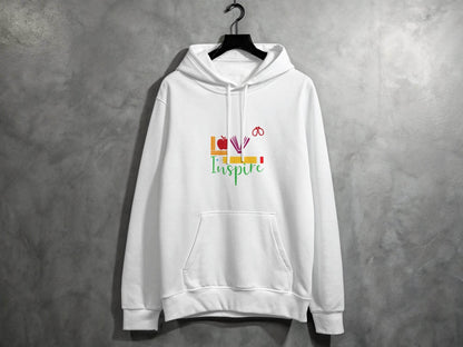 Teach Love Inspire Back To School Design Teachers Hoodie - Design & Vybe