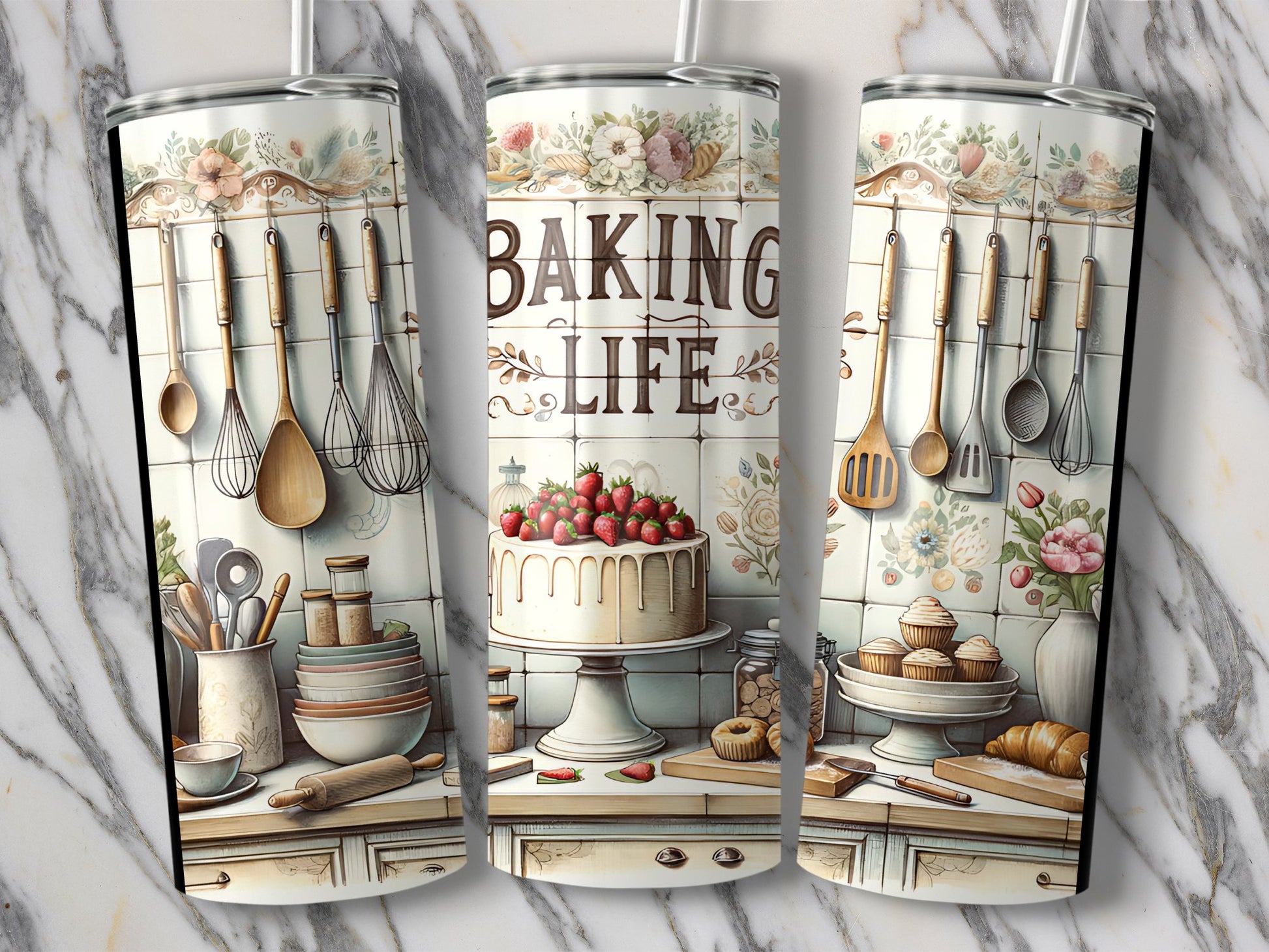 Baking Life Kitchen Utensils and Cake Design product