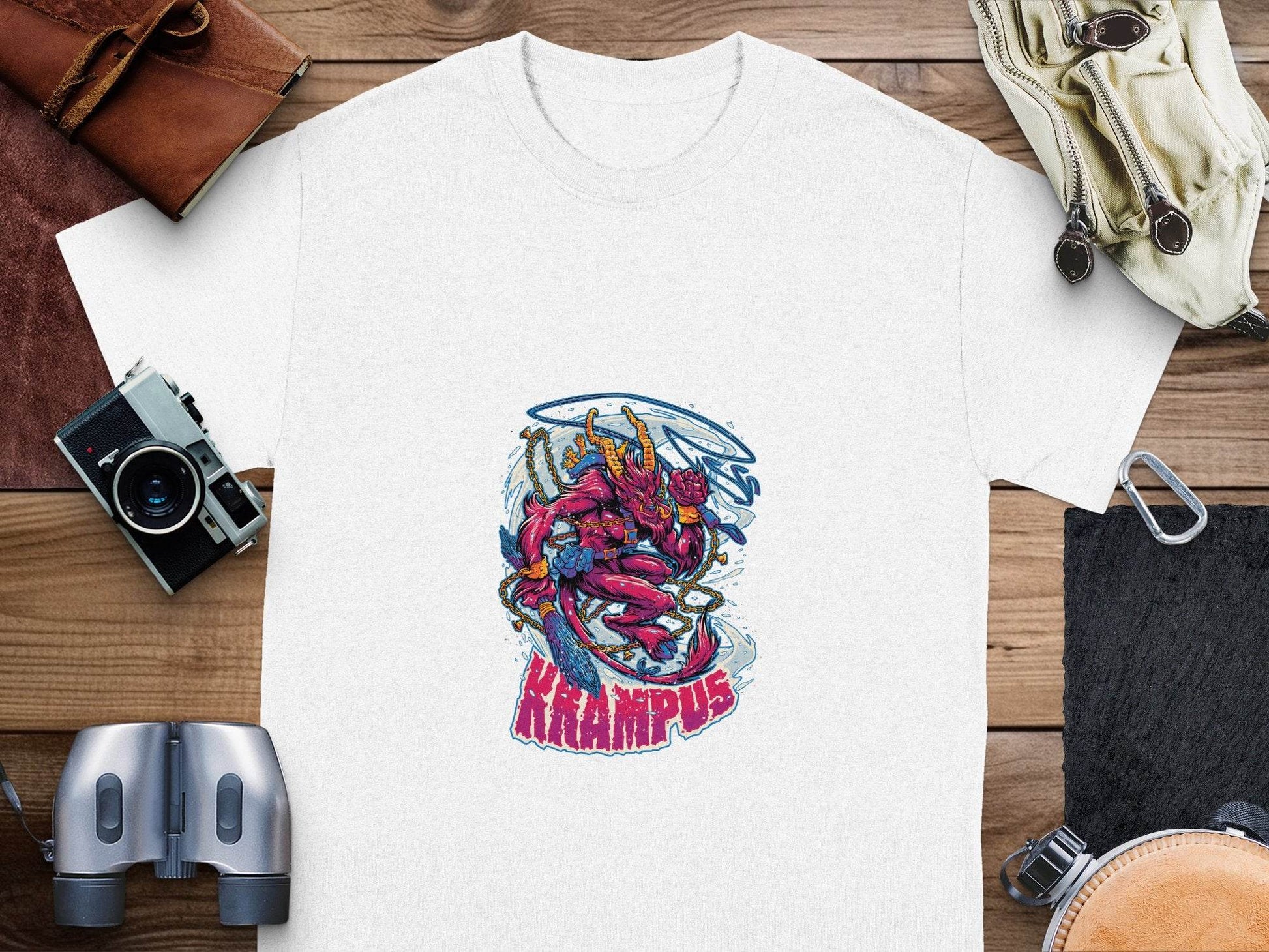 Krampus Devil Folklore Christmas Monster Themed T-Shirt - Design & Vybe