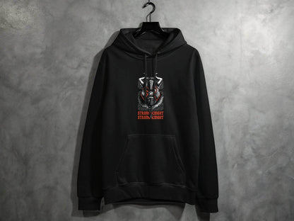 Strong Knight Samurai Graphic Funny Art Style Hoodie - Design & Vybe