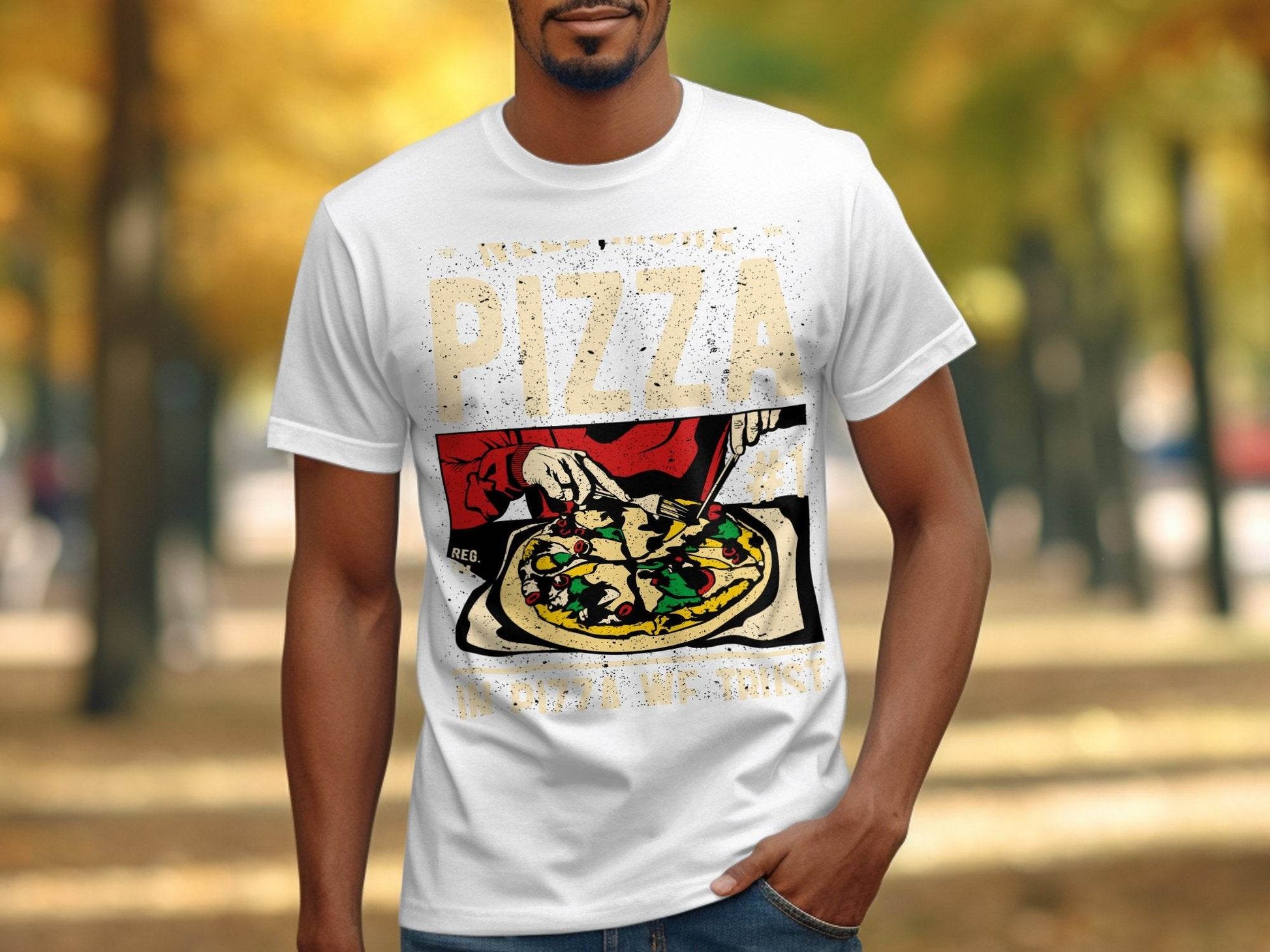 Need More Pizza In Pizza We Trust T-Shirt - Design & Vybe