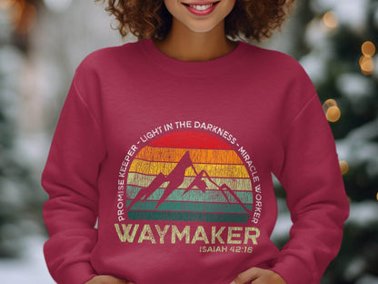 Waymaker Isaiah 42:16 Light In The Darkness Sweater - Design & Vybe