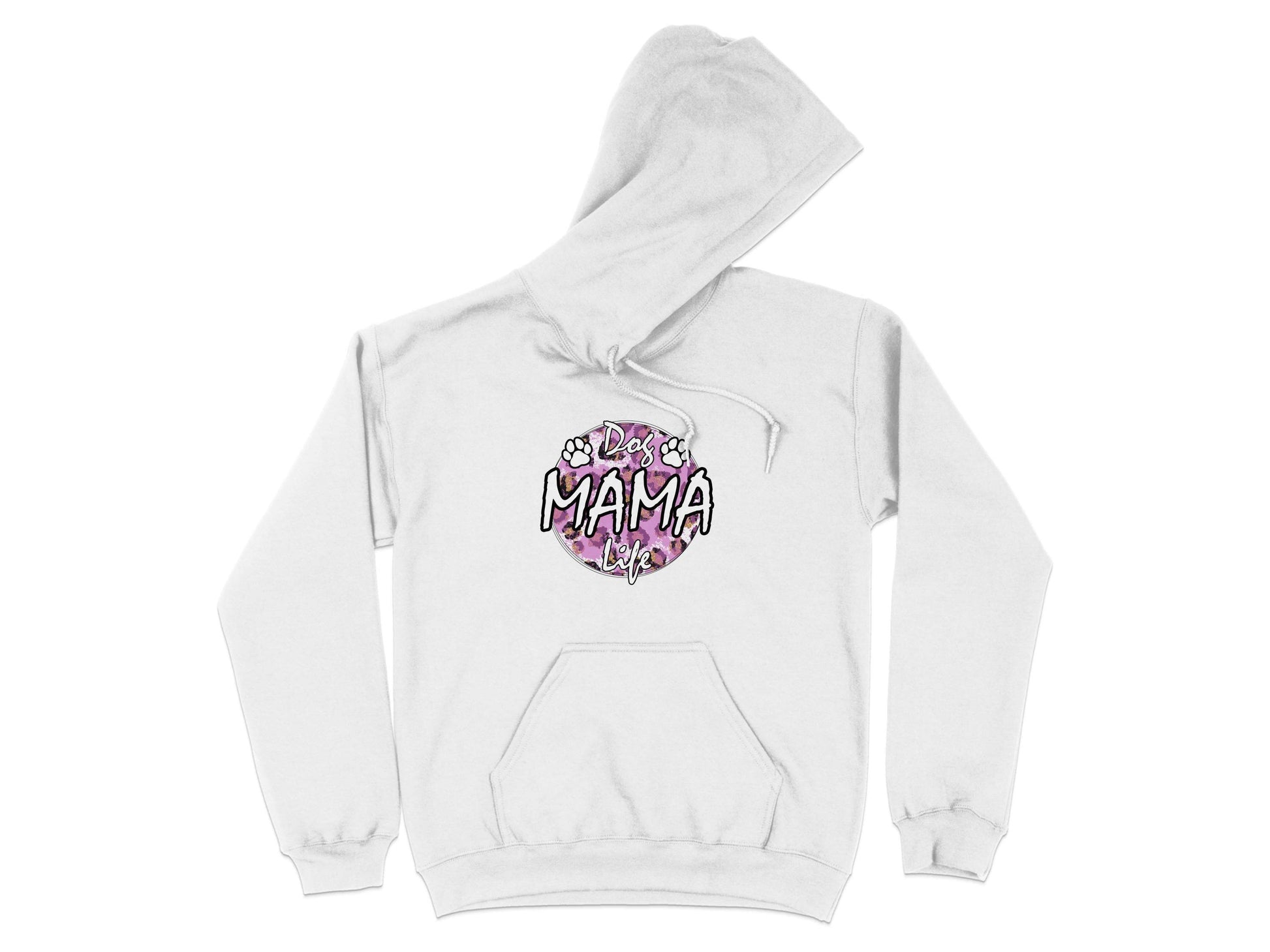 Dog Mama Life In Circle Graphic Unique Style Hoodie - Design & Vybe
