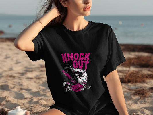Knock Out Graphic Tee with Unique Art Design product